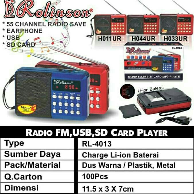 Radio Mini Portable RL-4013