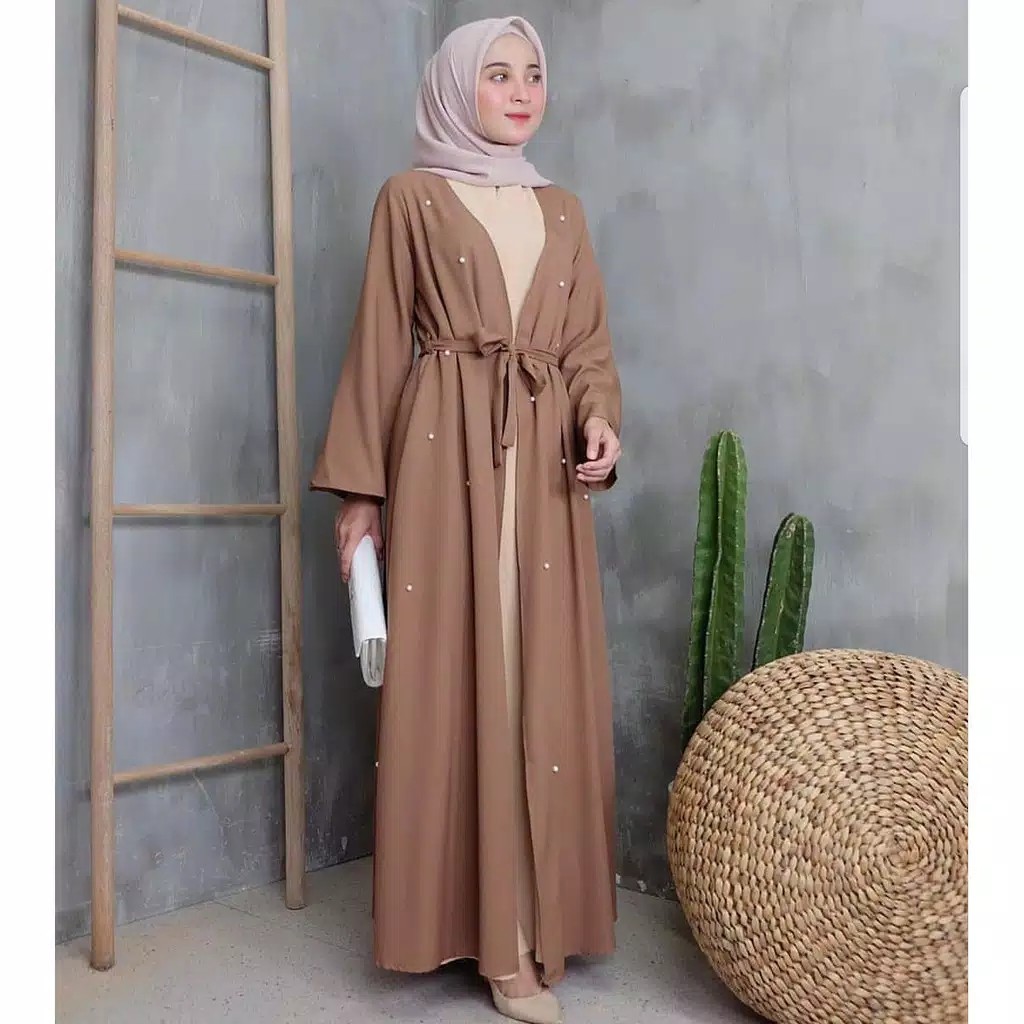 Rafani Dress Muslim Wanita  Gamis Maxi  Dres Maxy