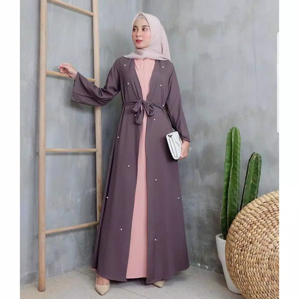 Rafani Dress Muslim Wanita  Gamis Maxi  Dres Maxy 2