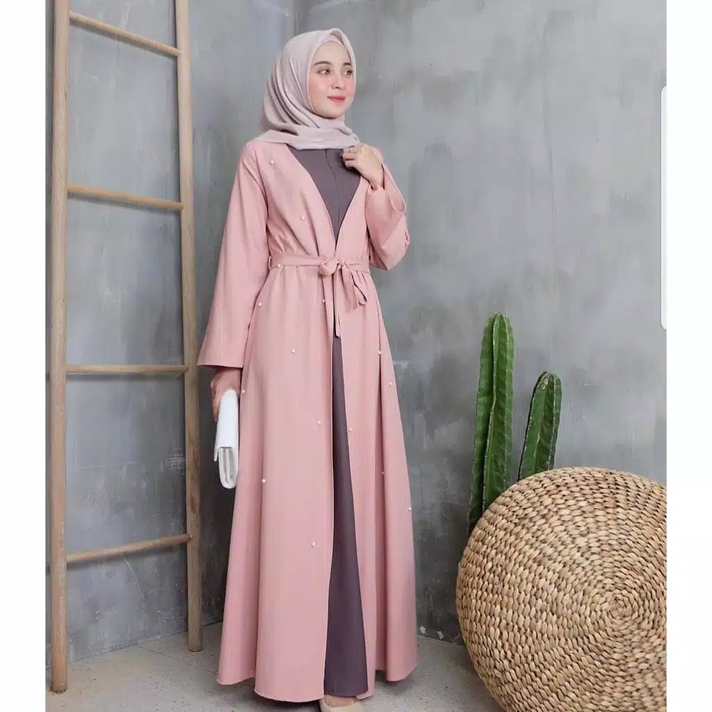 Rafani Dress Muslim Wanita  Gamis Maxi  Dres Maxy 3