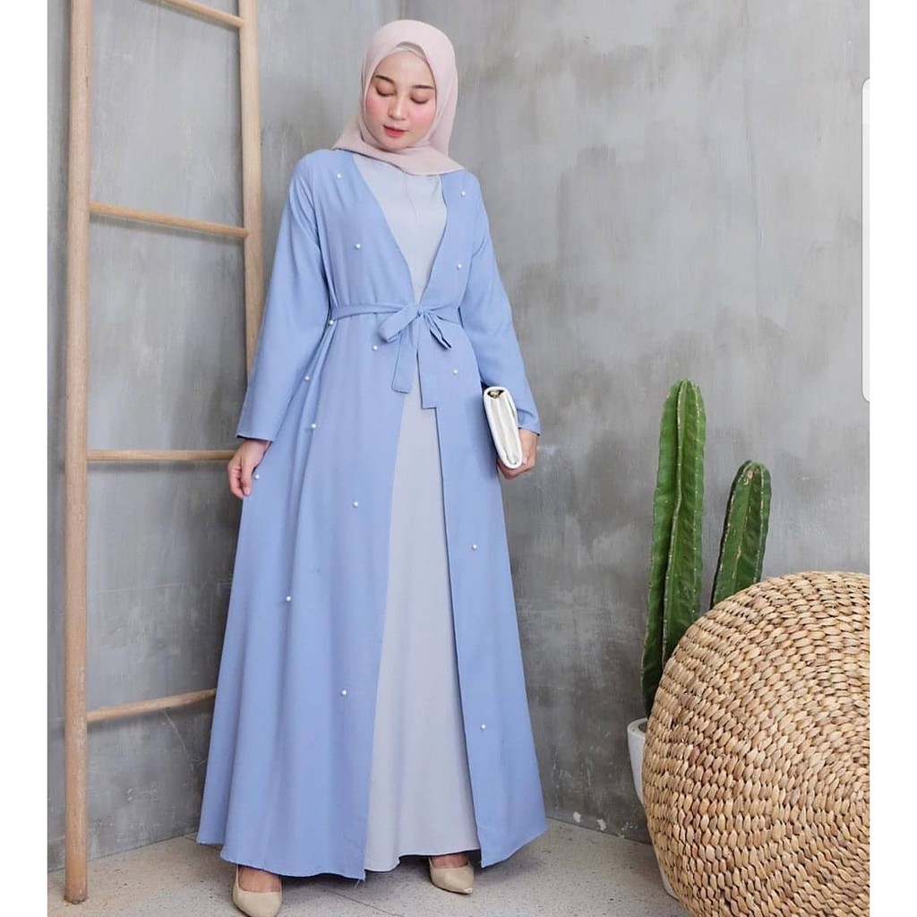 Rafani Dress Muslim Wanita  Gamis Maxi  Dres Maxy 4