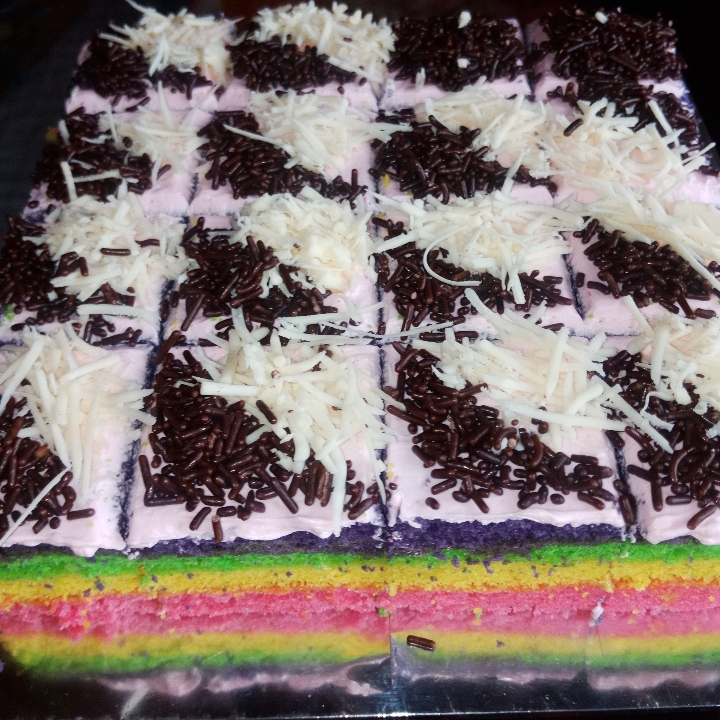 Rainbow Cake Kukus