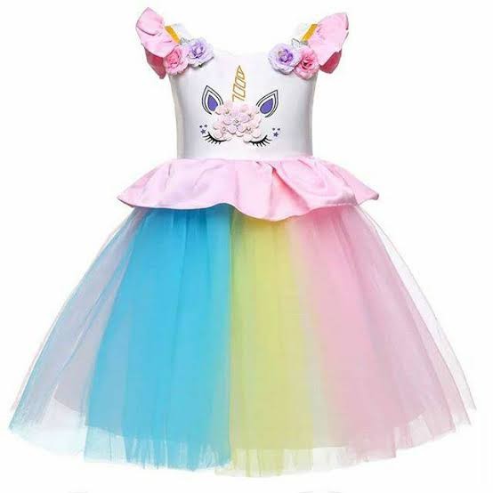 Rainbow Unicorn Dress