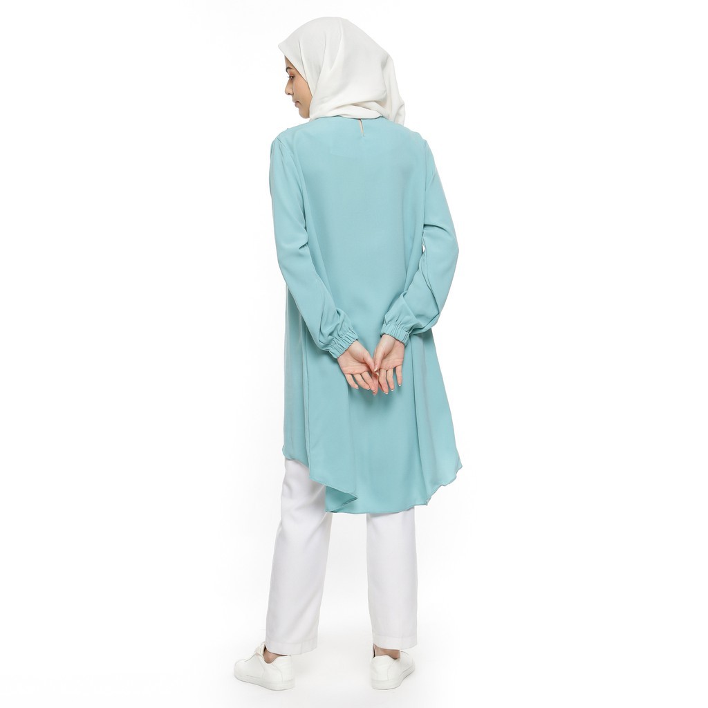 Ramayana - JJ Hijab Tunik Polos Wanita A02 Tosca 4