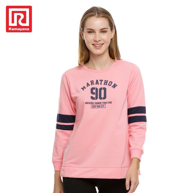 Ramayana - Pink By JJ Sweater Wanita Baby Terry 2259 4