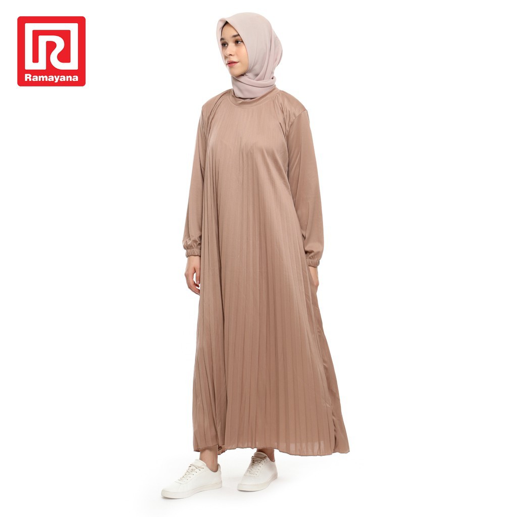 Ramayana - Pink by JJ Maxi Plisket Wanita 1229 2