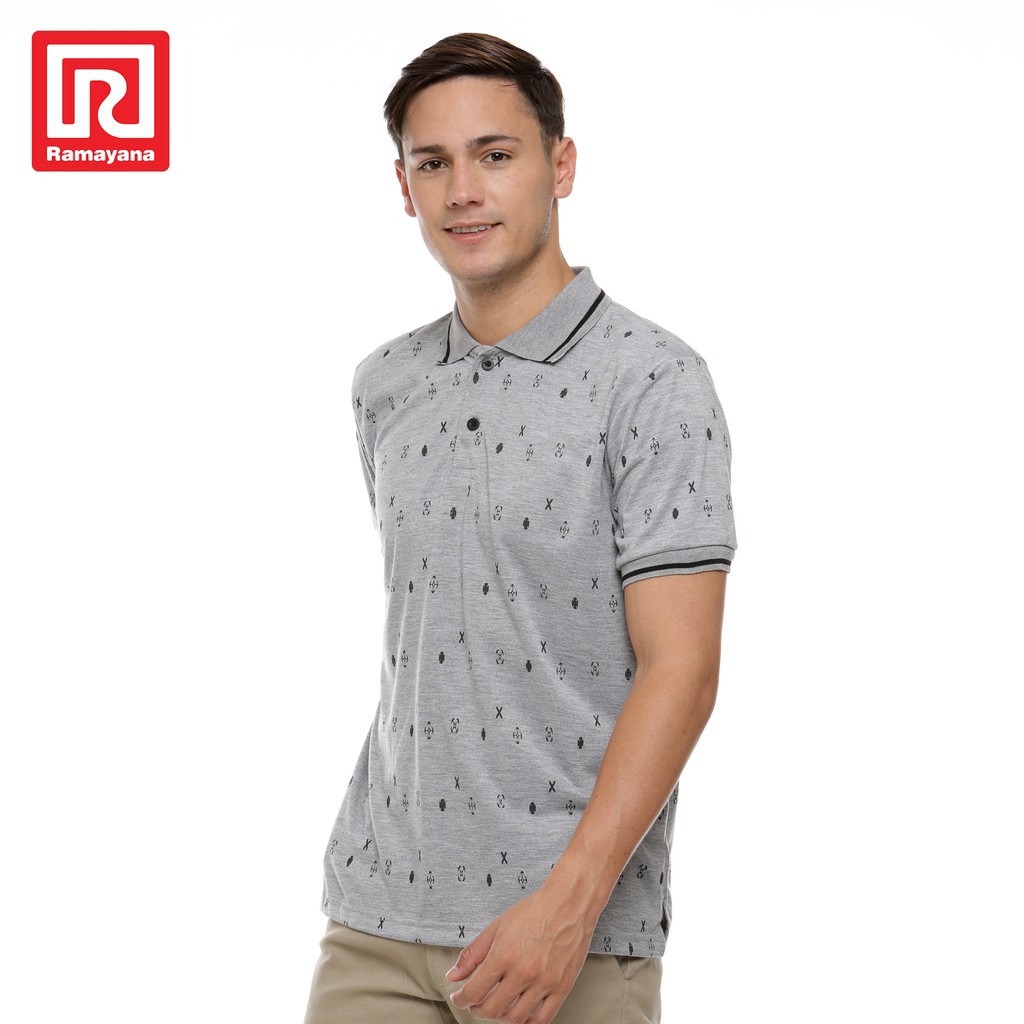 Ramayana - RAF Wangky Print Lengan Pendek Raf25 Abu Misty