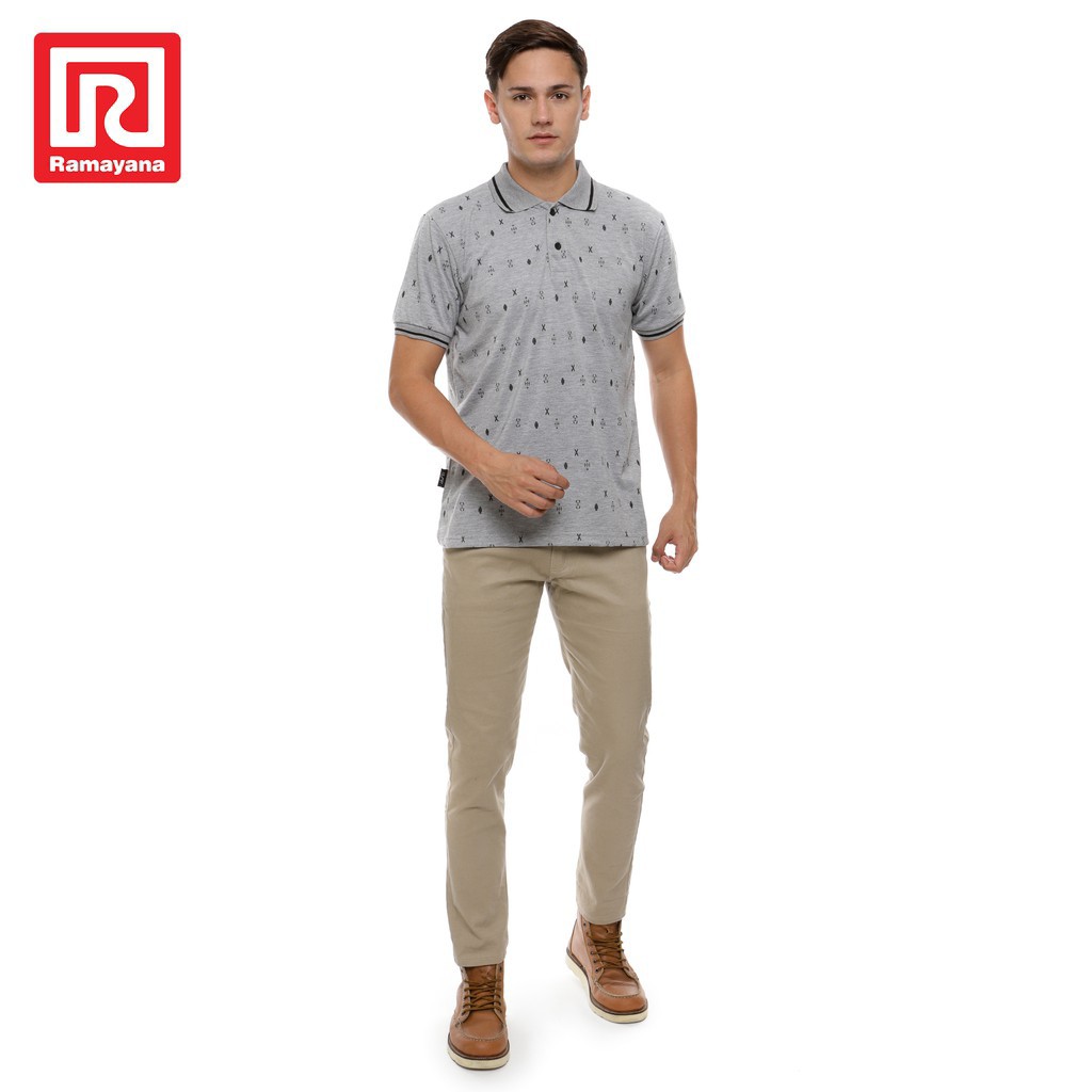 Ramayana - RAF Wangky Print Lengan Pendek Raf25 Abu Misty 2