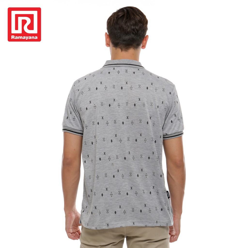 Ramayana - RAF Wangky Print Lengan Pendek Raf25 Abu Misty 3