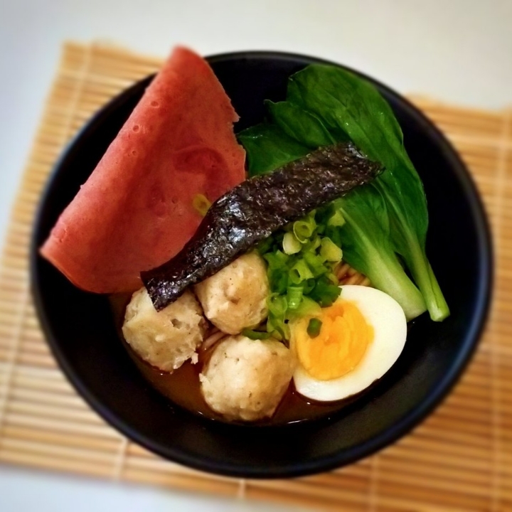 Ramen Chickenballs Smoked Beef