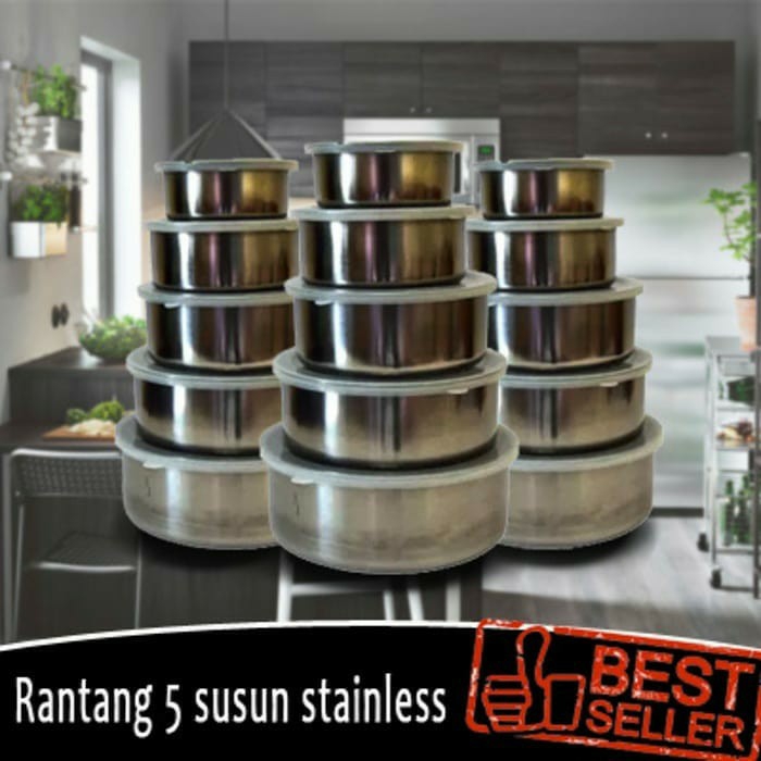 Rantang Stainless 5 Susun 3