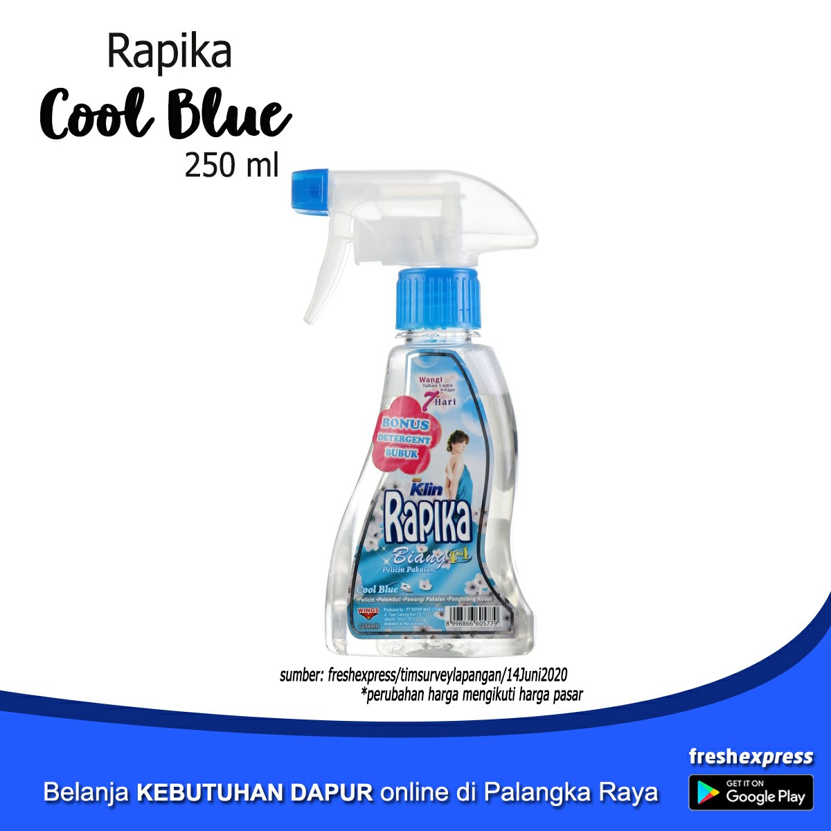 Rapika Cool Blue 250 Ml