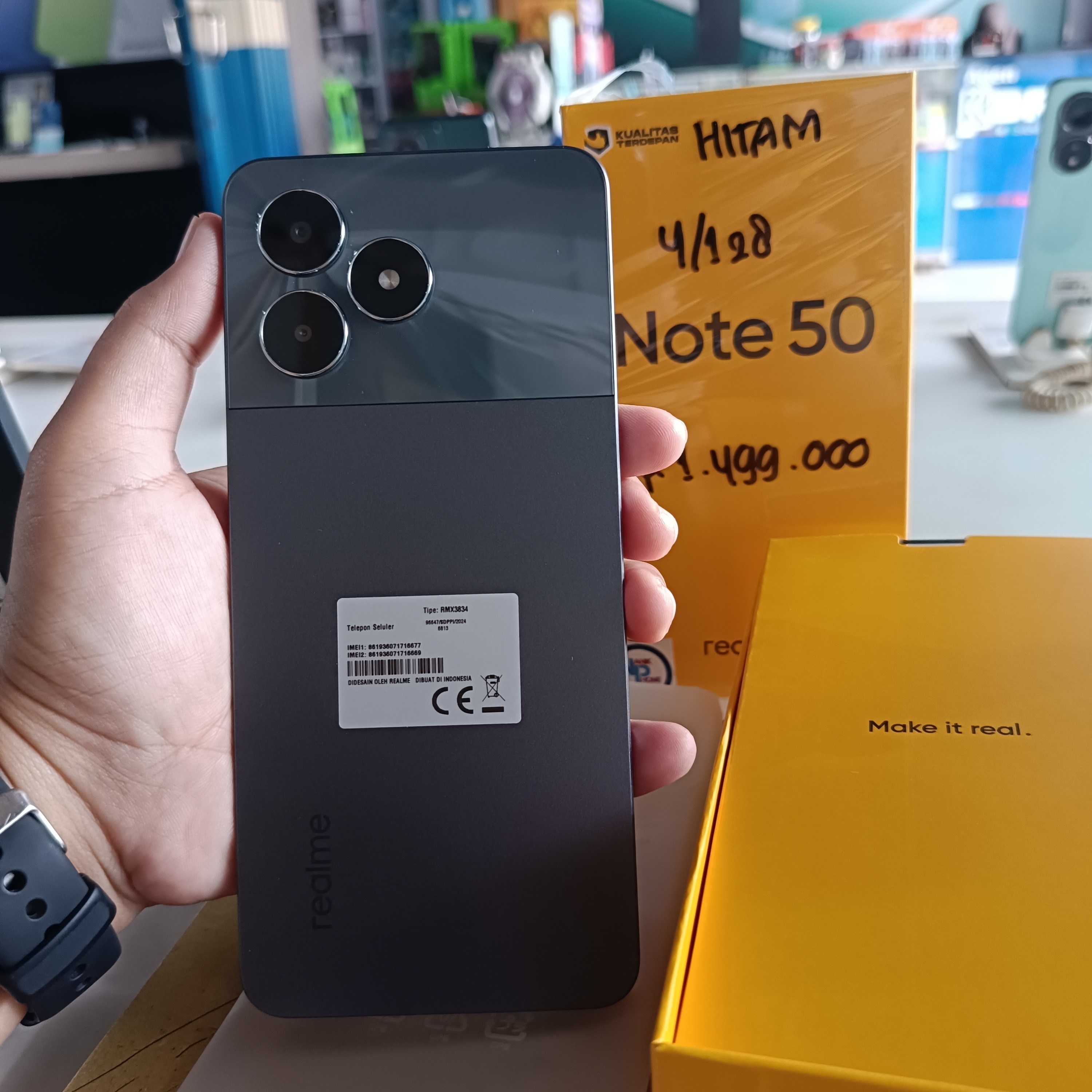 REALME NOTE 50 RAM 4 GB ROM 64 GB 3