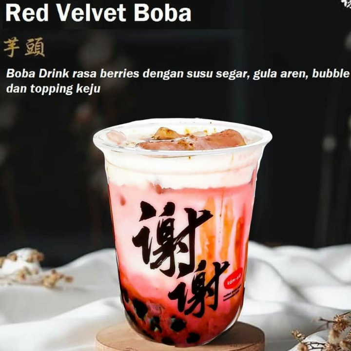 Kamsia Boba Red Velvet