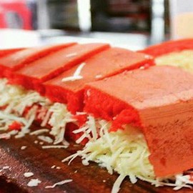 Red Velvet Keju Susu Porsi Besar