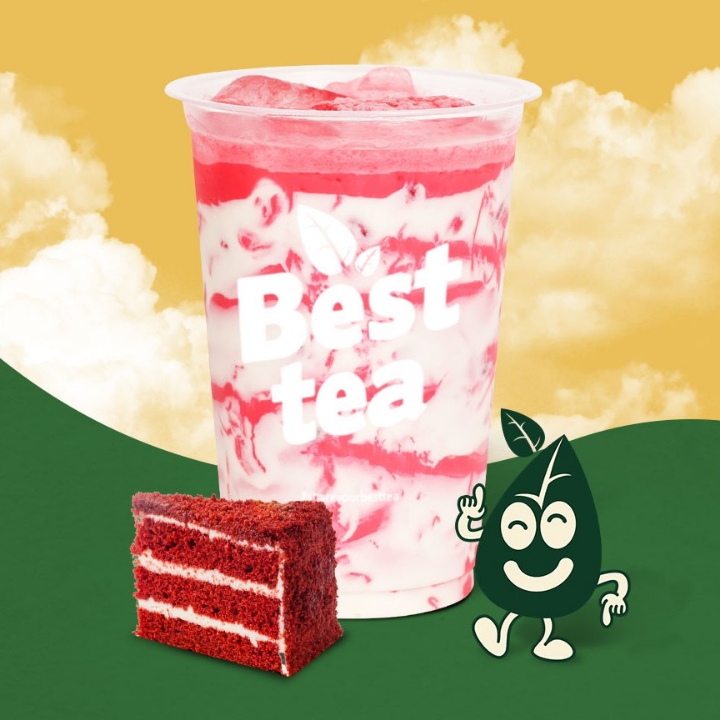 Red Velvet Macchiato Minuman