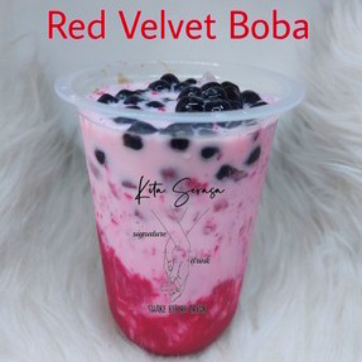 Red Velvet Milk Boba