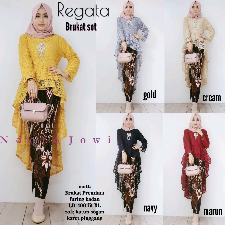 Regata Brukat Set