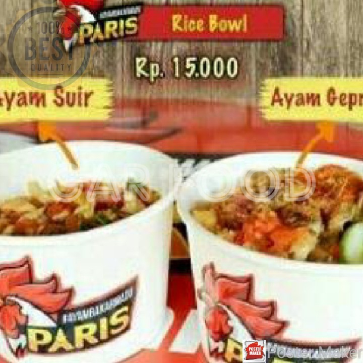 Rice Bowl Ayam