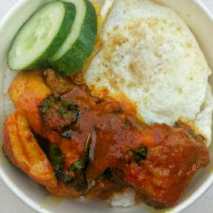 Rice Bowl Ayam Telur Dadar