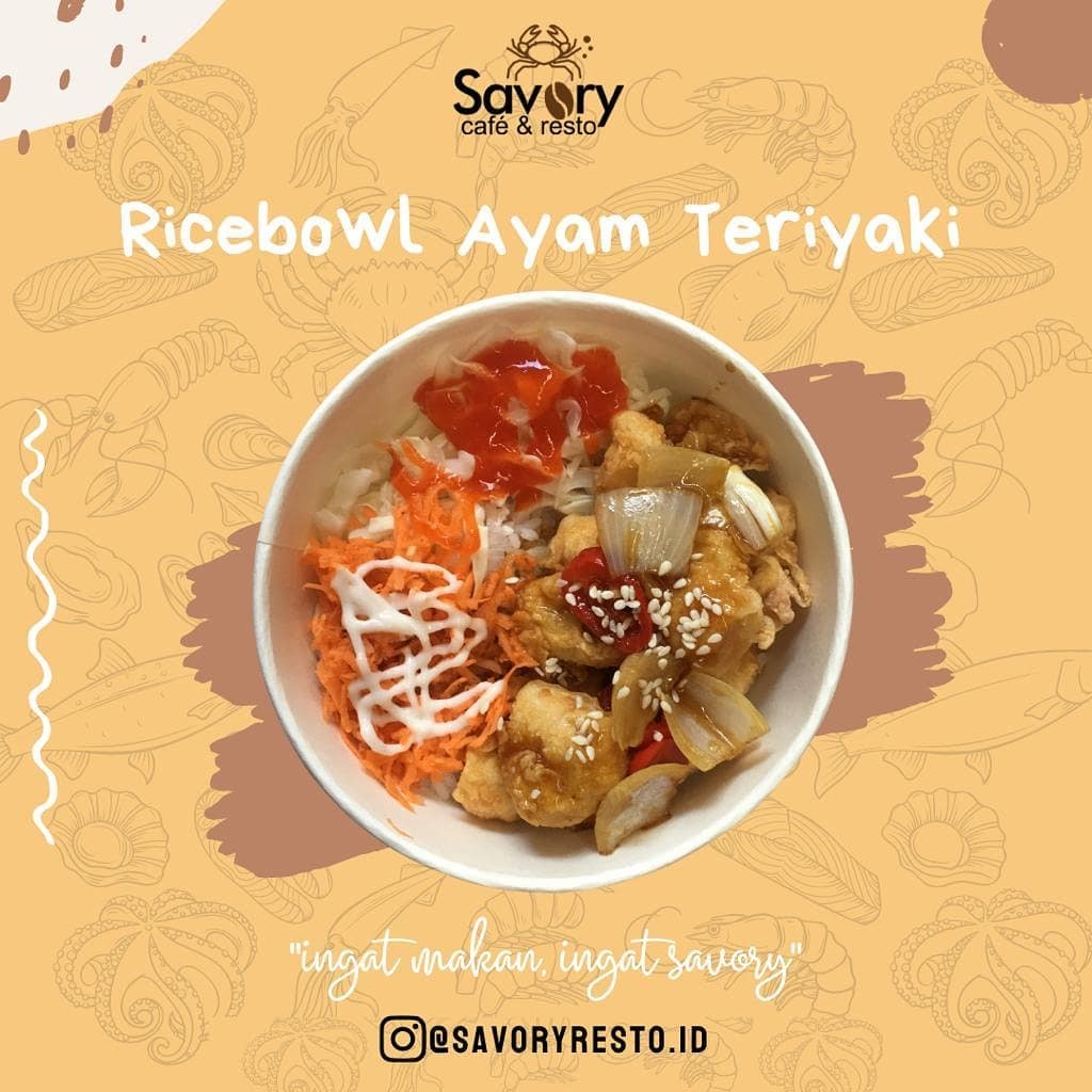 Rice Bowl Ayam Teriyaki