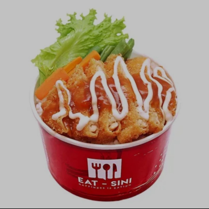 Rice Bowl Chicken Katsu Tambah Es Teh 