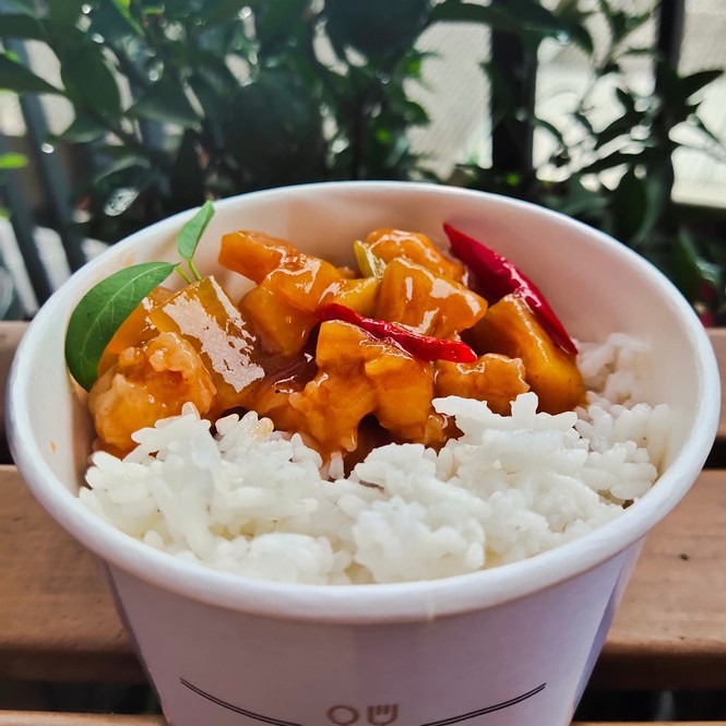 Rice Bowl Cumi Asam Manis