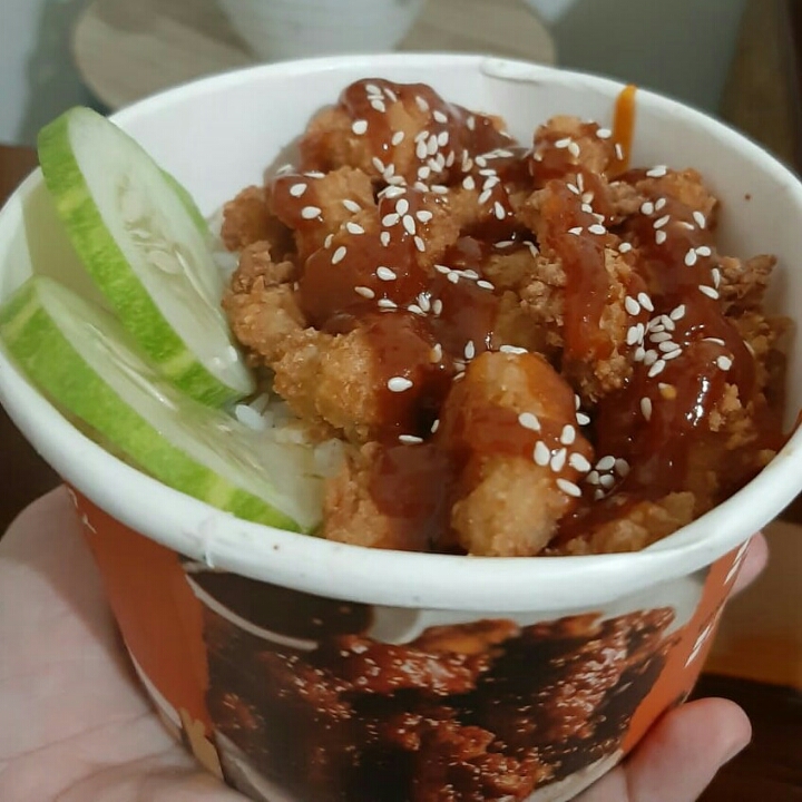 Rice Bowl Original Chicken Saus Tomat