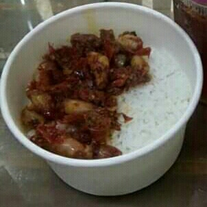 Rice Bowl Sambel Cumi