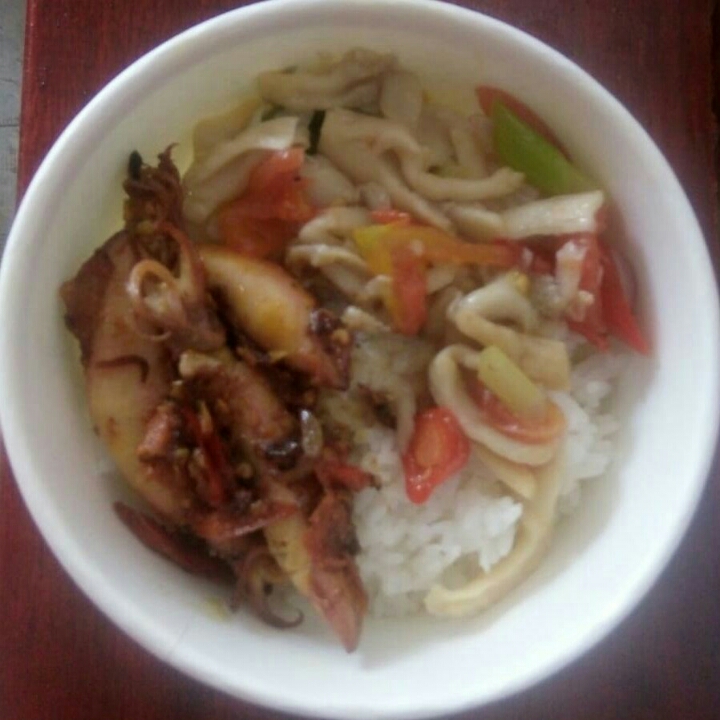 Rice Bowl Sambel Cumi Jamur