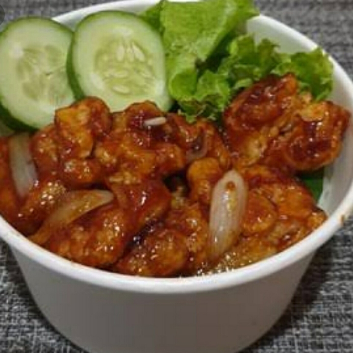 Rice Bowl Ayam Saus Padang