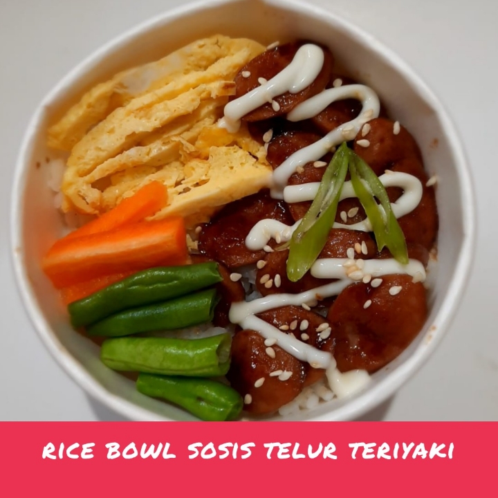 Rice Bowl Sosis Telur Teriyaki