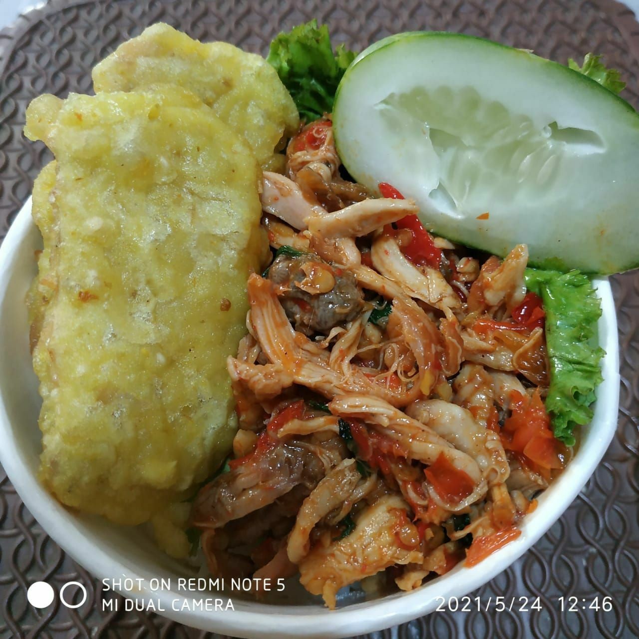 Ayam Suir Kemangi Pedas