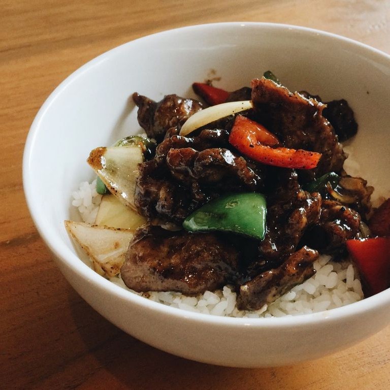 Rice Bowl Udang Lada Hitam