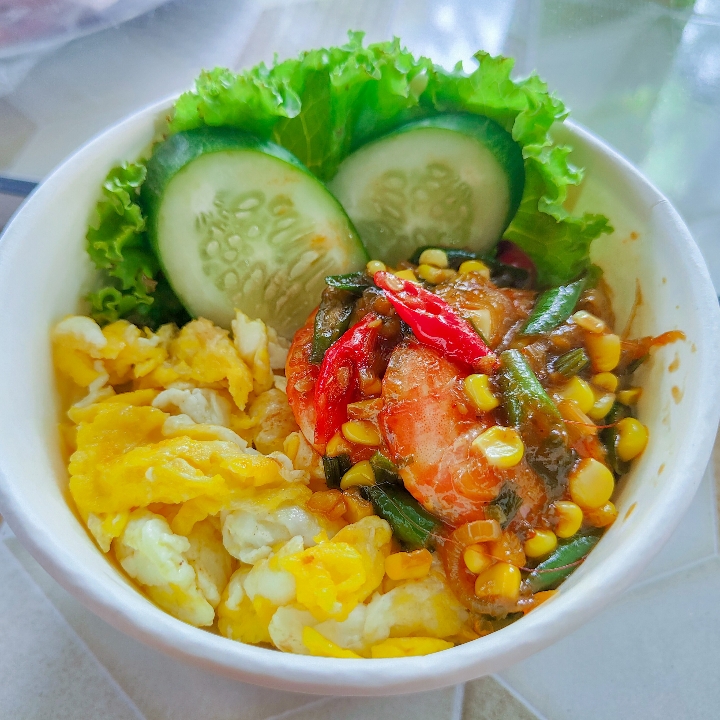 Rice Bowl Udang Pedas Manis