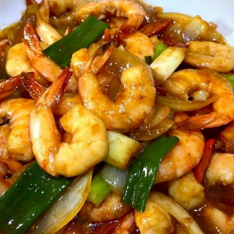 Rice Bowl Udang Saos Padang