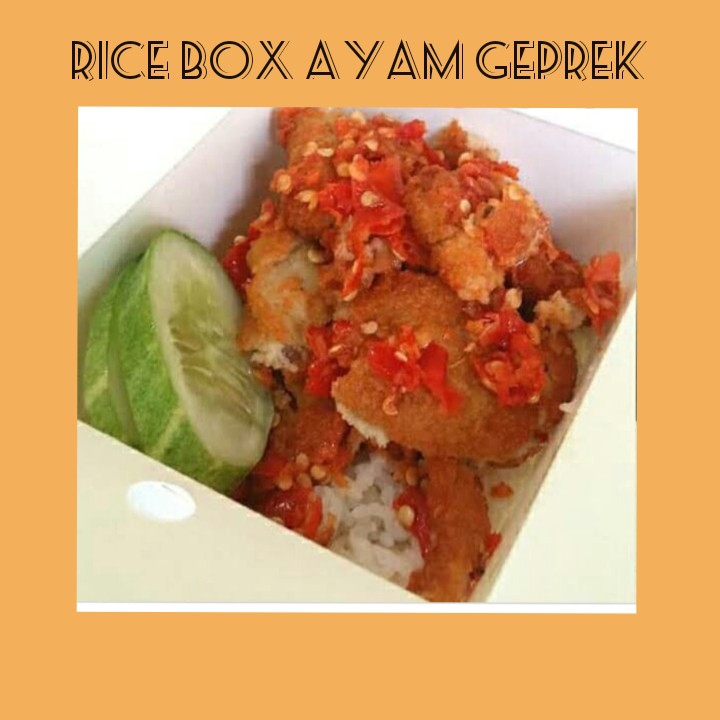 Rice Box Ayam Geprek