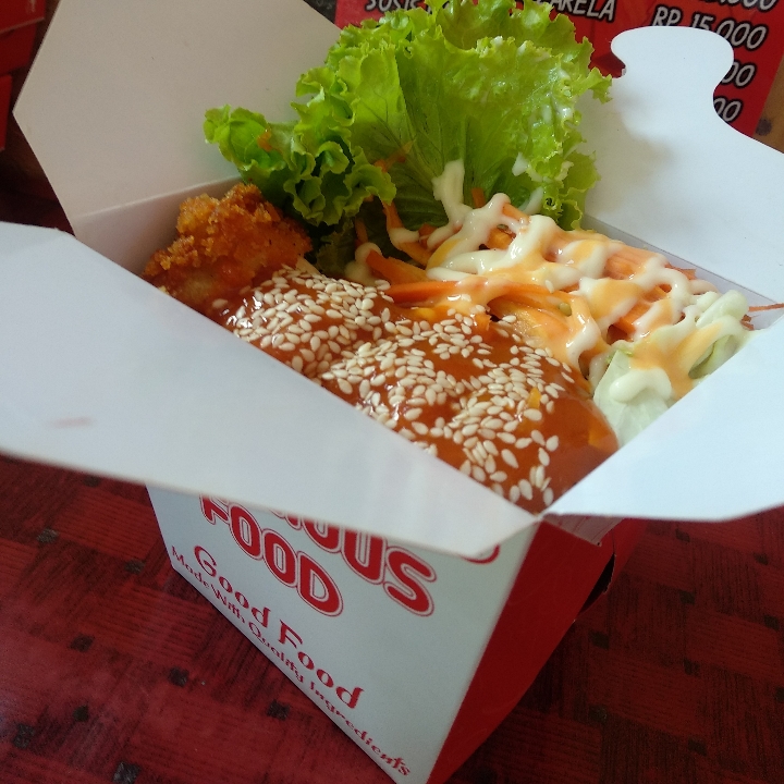 Rice Box Chicken Katsu 2