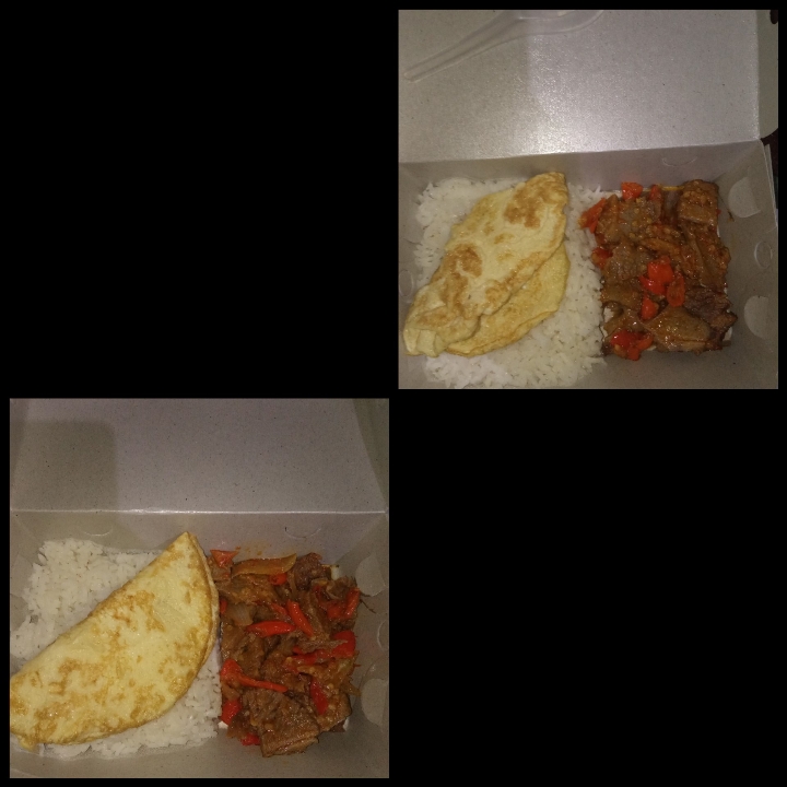 Rice Box Oseng Daging Pedas