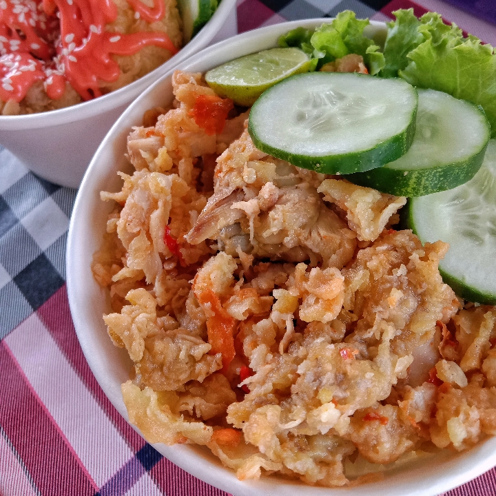 Ricebowl Ayam Geprek