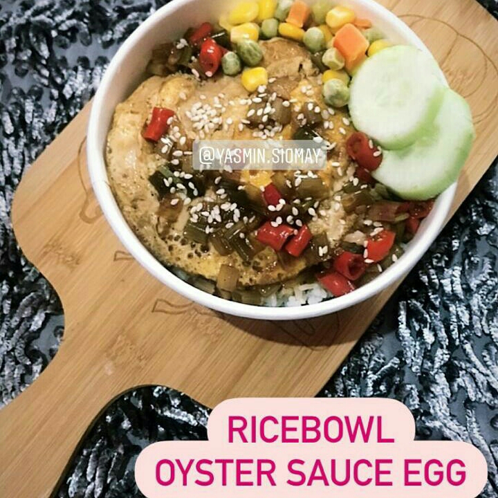 Ricebowl oyster sauce egg