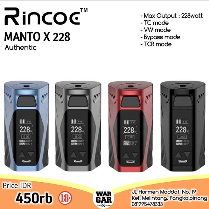 Rincoe MANTO X 228