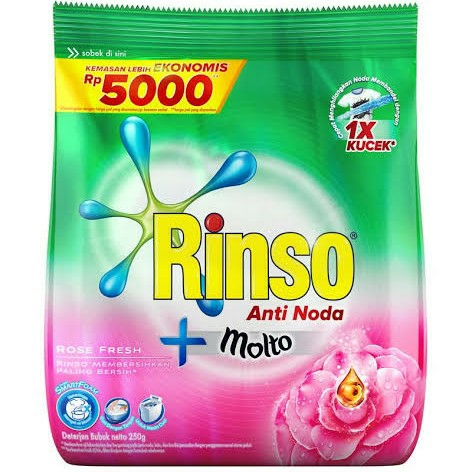 Rinso Anti Noda Molto 250 Gram