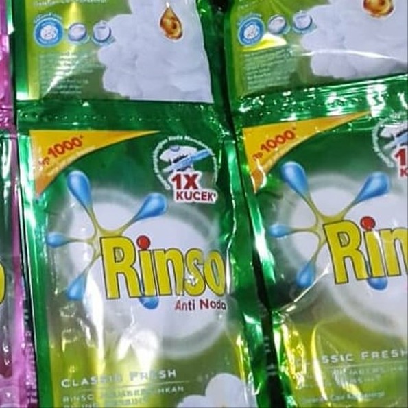 Rinso Classic Fresh Anti Noda Cair Isi 6 Sachet