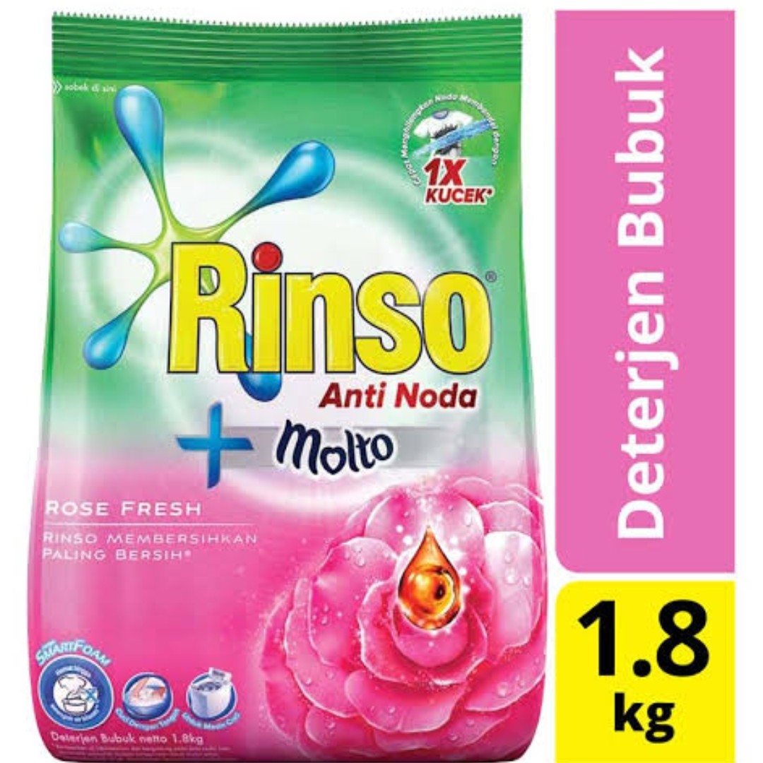 Rinso Rose Fresh 1  8 Kg