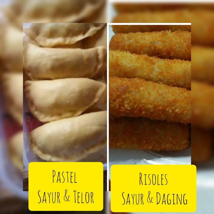 Risoles Isi Sayur Daging Pastel Isi Sayur Telor 1 Paket 6pcs