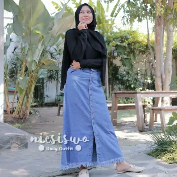 Rok Jeans Button Rumbay 2