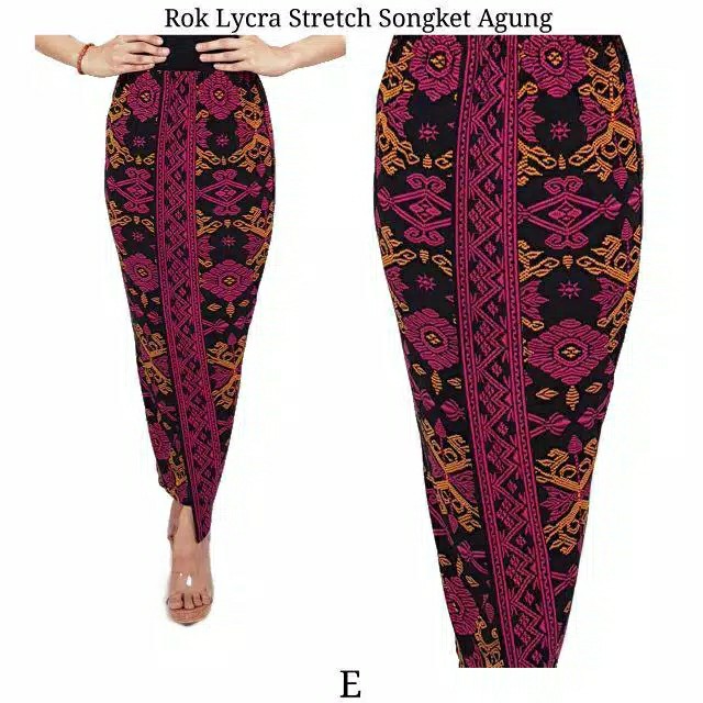 Rok Lycra Stretch Songket Agung 5