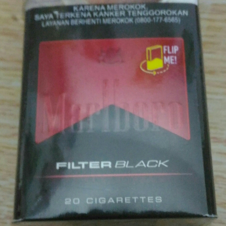 Rokok Marlboro Black Isi 20 Batang