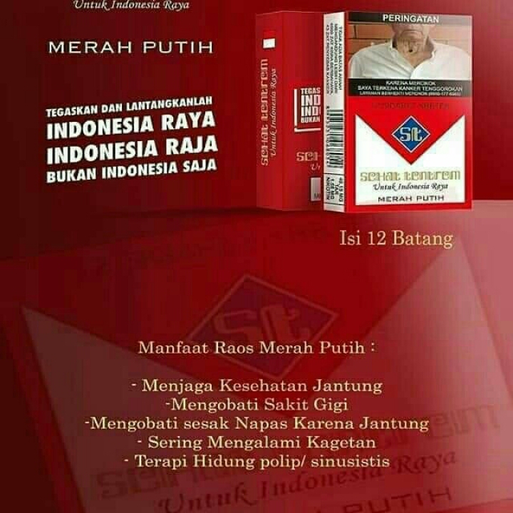 Rokok Sehattentrem Merah Putih